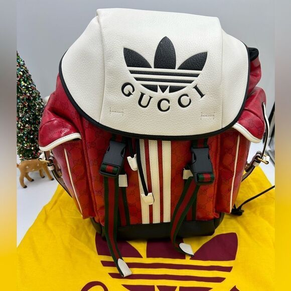 Men’s Gucci, X Adidas, extra large backpack made in Italy - Picture 1 of 16